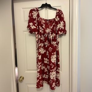 Shein red dress size 2XL